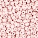 Glas rocailles kralen 8/0 (3mm) Dusty pink
